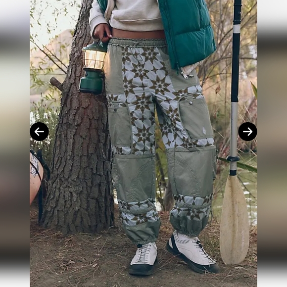 Free People Mountaineer Pant Sage Stone Combo - Picture 4 of 15